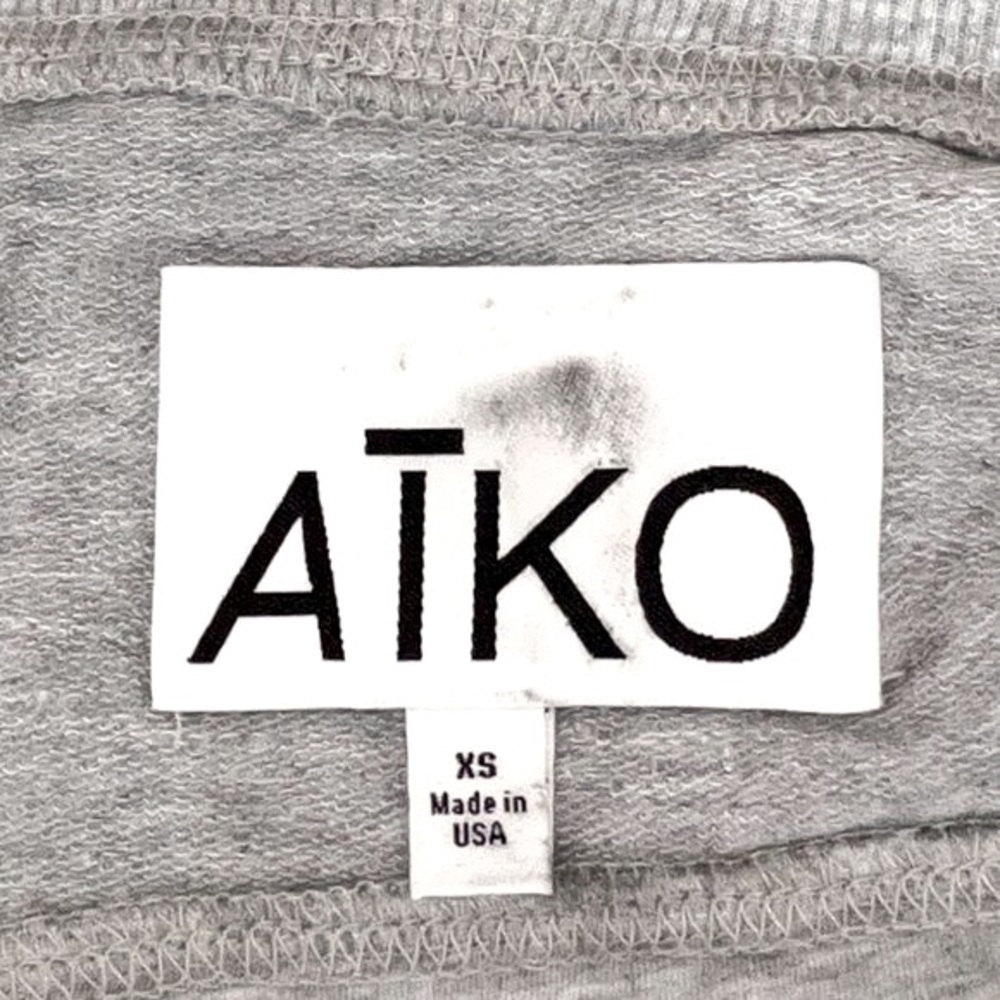 Aiko Grey Layered Ruffle Back Open Front Cardigan - Picture 7 of 9